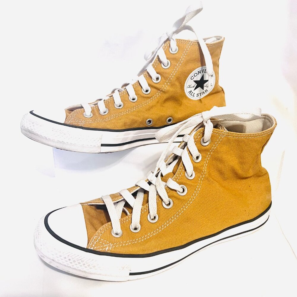 Converse All Star-Chuck Taylor-Unisex Burnt Honey High Top Sneakers-W 9, M 7 - Picture 10 of 16
